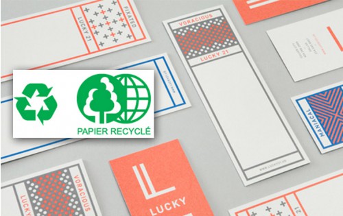 Marque page 52 x 148 mm - Papier Recyclé