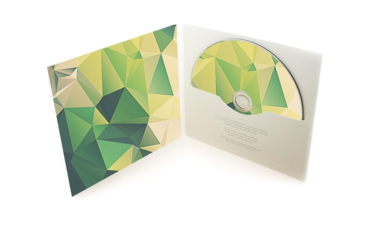 Pochette CD Blanche Digisleeve 2 volets / 2 poches en carton