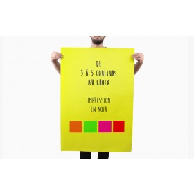 impression affiche fluo B1