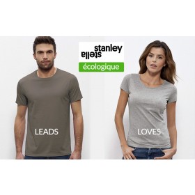 Stanley & Stella coton organique Homme LEADS + Femme LOVES