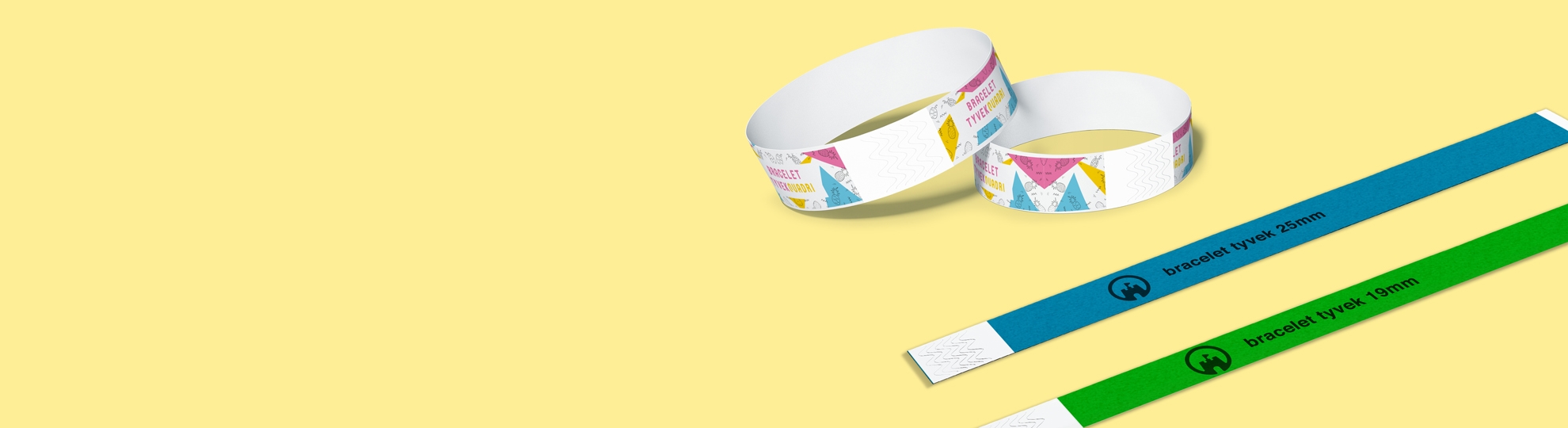 Bracelet tyvek personnalisé pas cher