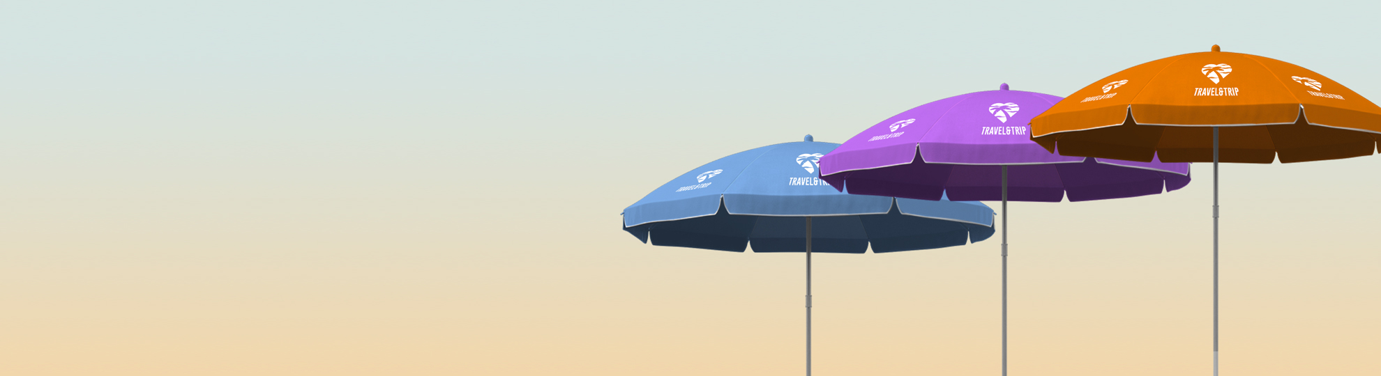 Parasol personnalisé et publicitaire