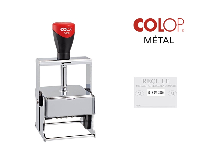 Dateur Colop Metal rectangle