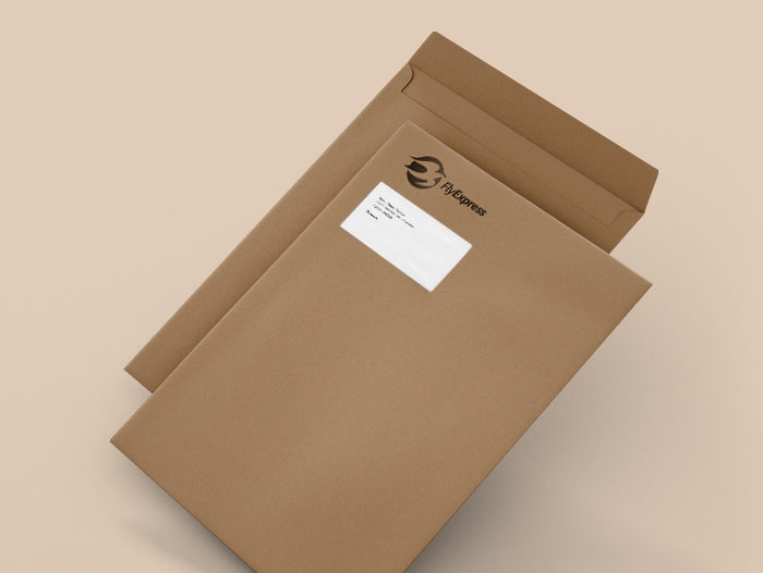 Cartonnée, Enveloppes, Enveloppe carton A4 personnalisée