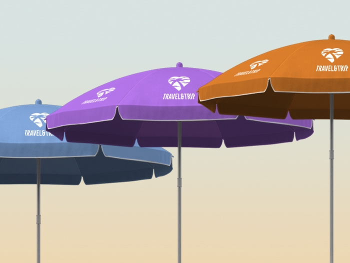 Impression Parasol publicitaire pas cher